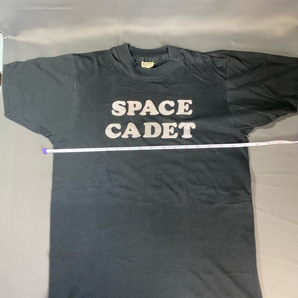 Screen stars t-shirt with puffy letters “Space Cadet” Size M - Picture 2 of 5